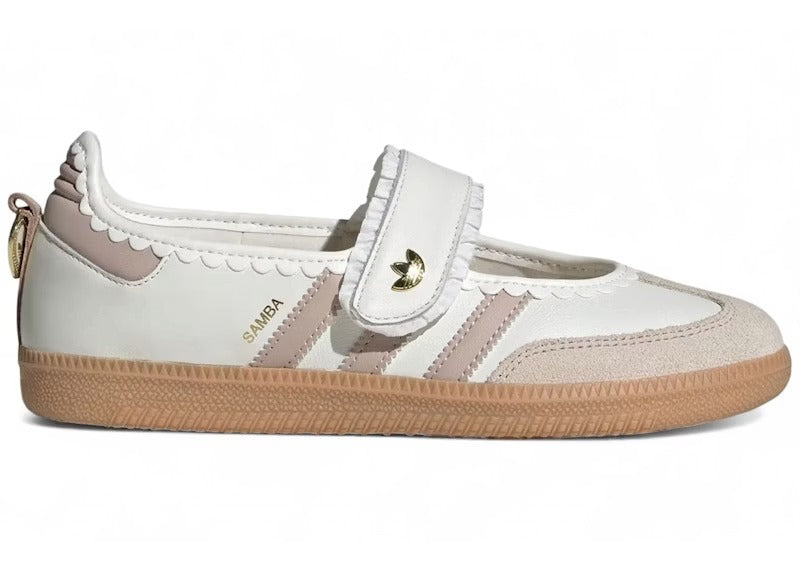 ADIDAS - Samba Jane White|Dusty Pink Ruffle -  AM4