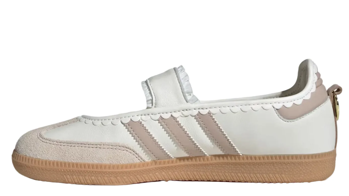 ADIDAS - Samba Jane White|Dusty Pink Ruffle -  AM4